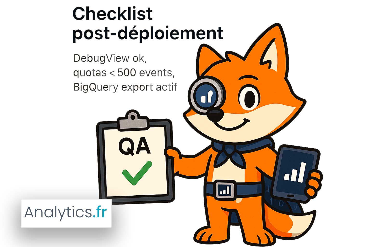 checklist ga4 deploiement