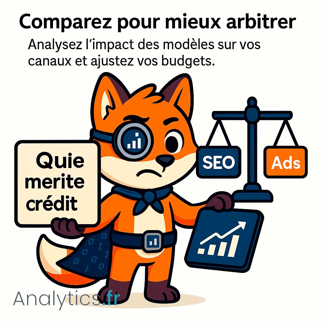 Comparaison de performances seo et ads avec ga4 , google analytics