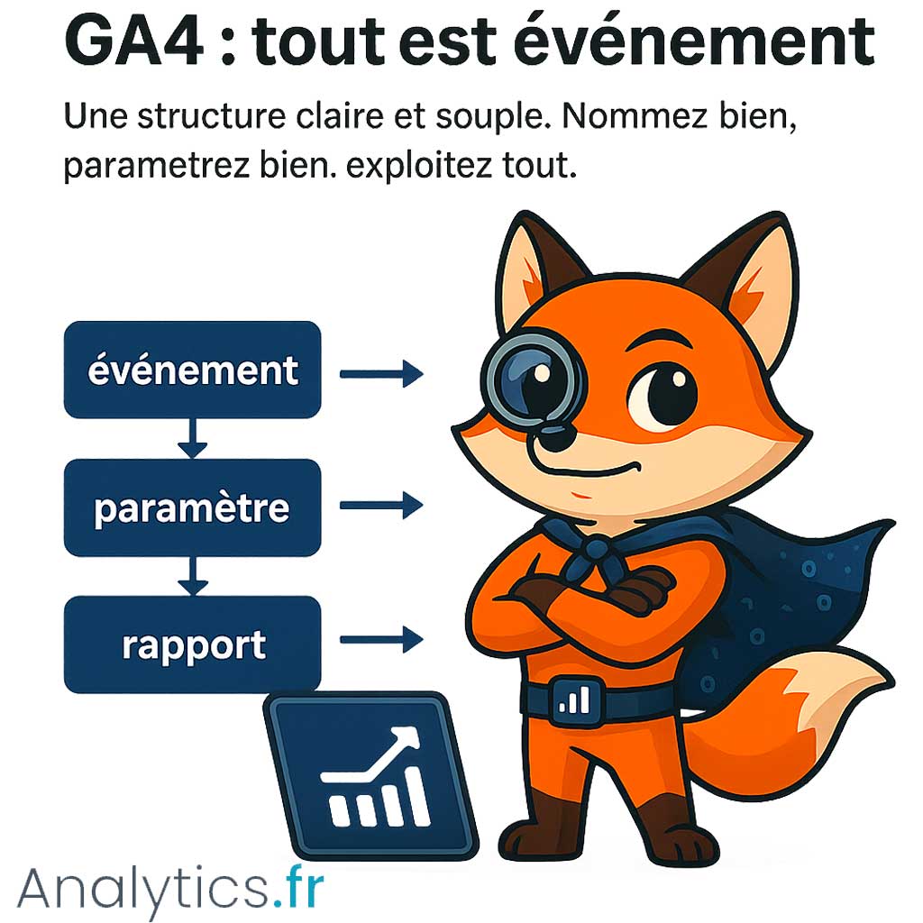 comprendre evenements ga4 google analytics