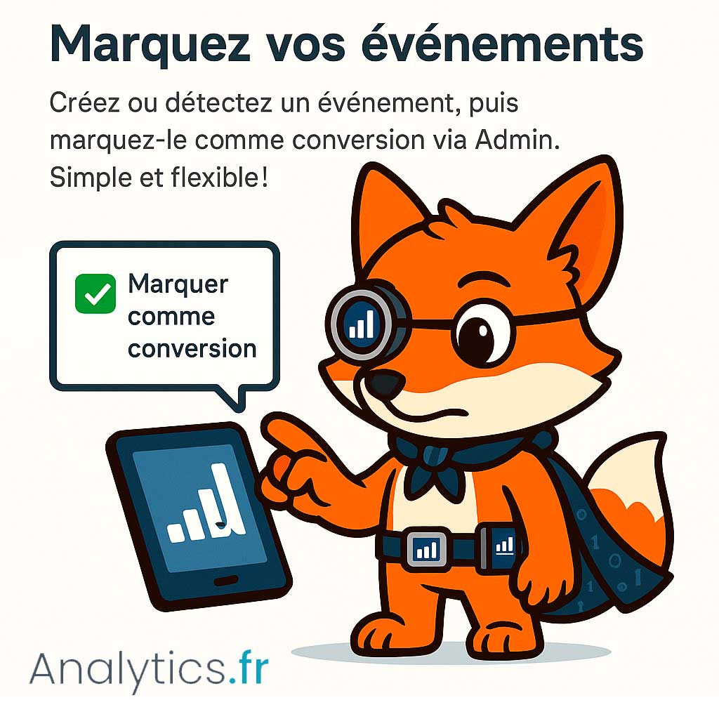 conversion marquer evenements ga4 google analytics