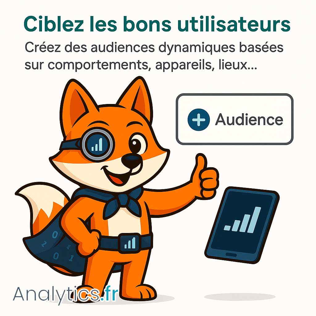 google analytics Créer une audience dans GA4