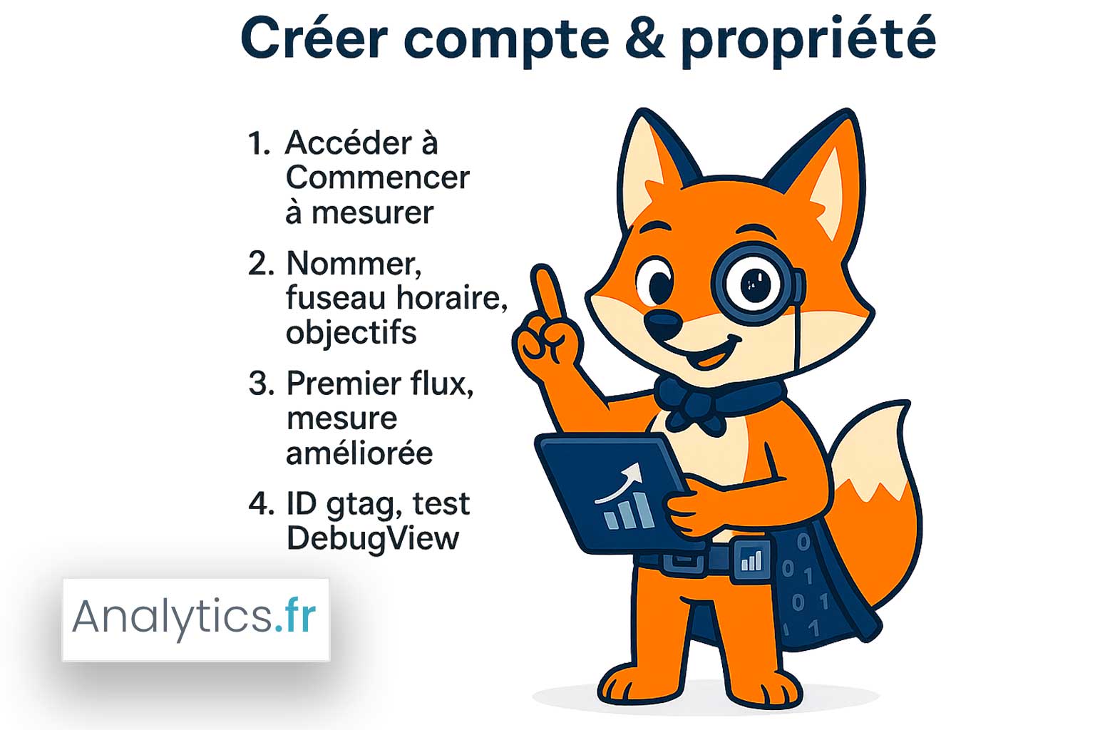 Créer compte & propriété ga4