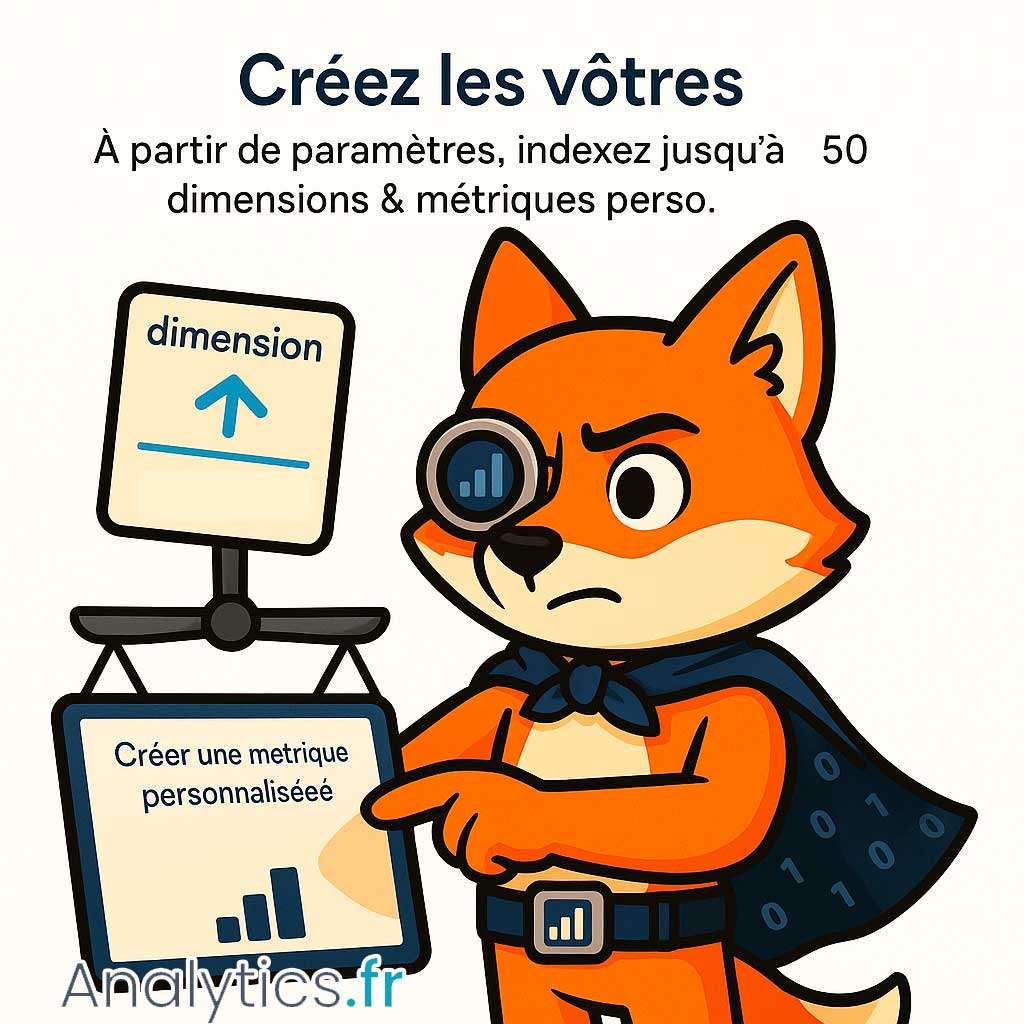 dimensions metriques personnalises ga4 google analytics