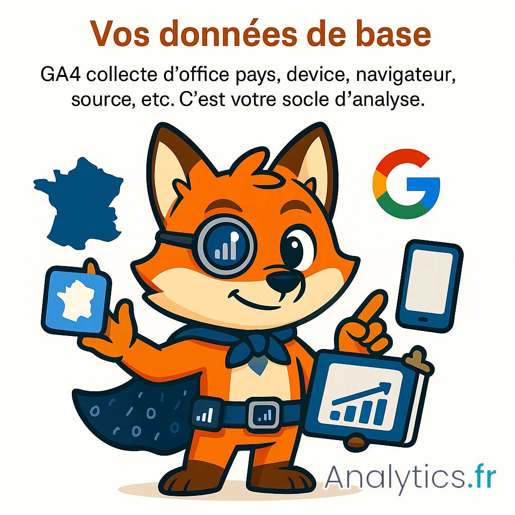 ga4 Dimensions & métriques standards google analytics