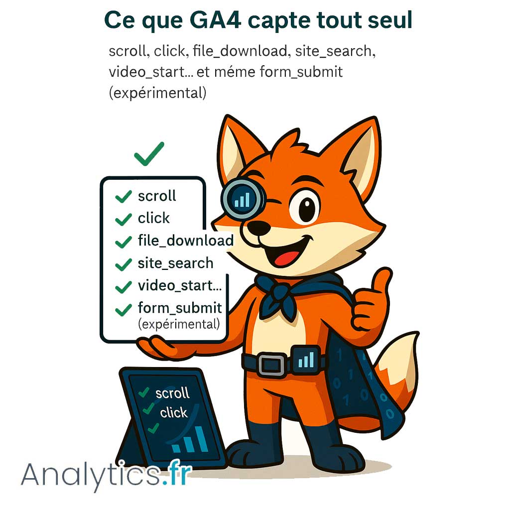 ga4 evenements suivis mesures ameliorees google analytics