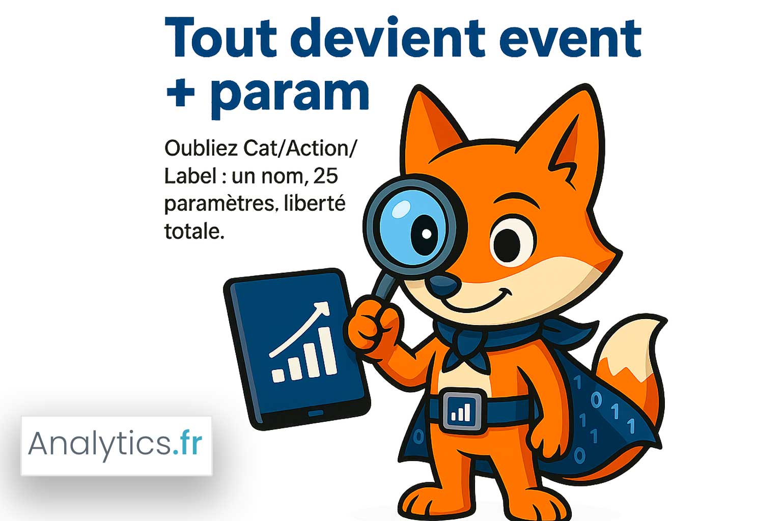 ga4 pourquoi tout devient un évènement (event) + paramètres