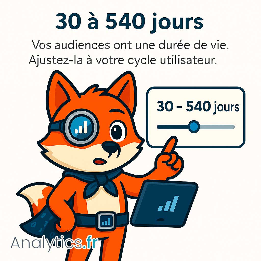 google analytics ga4 Durée d’adhésion à une audience (membership duration)