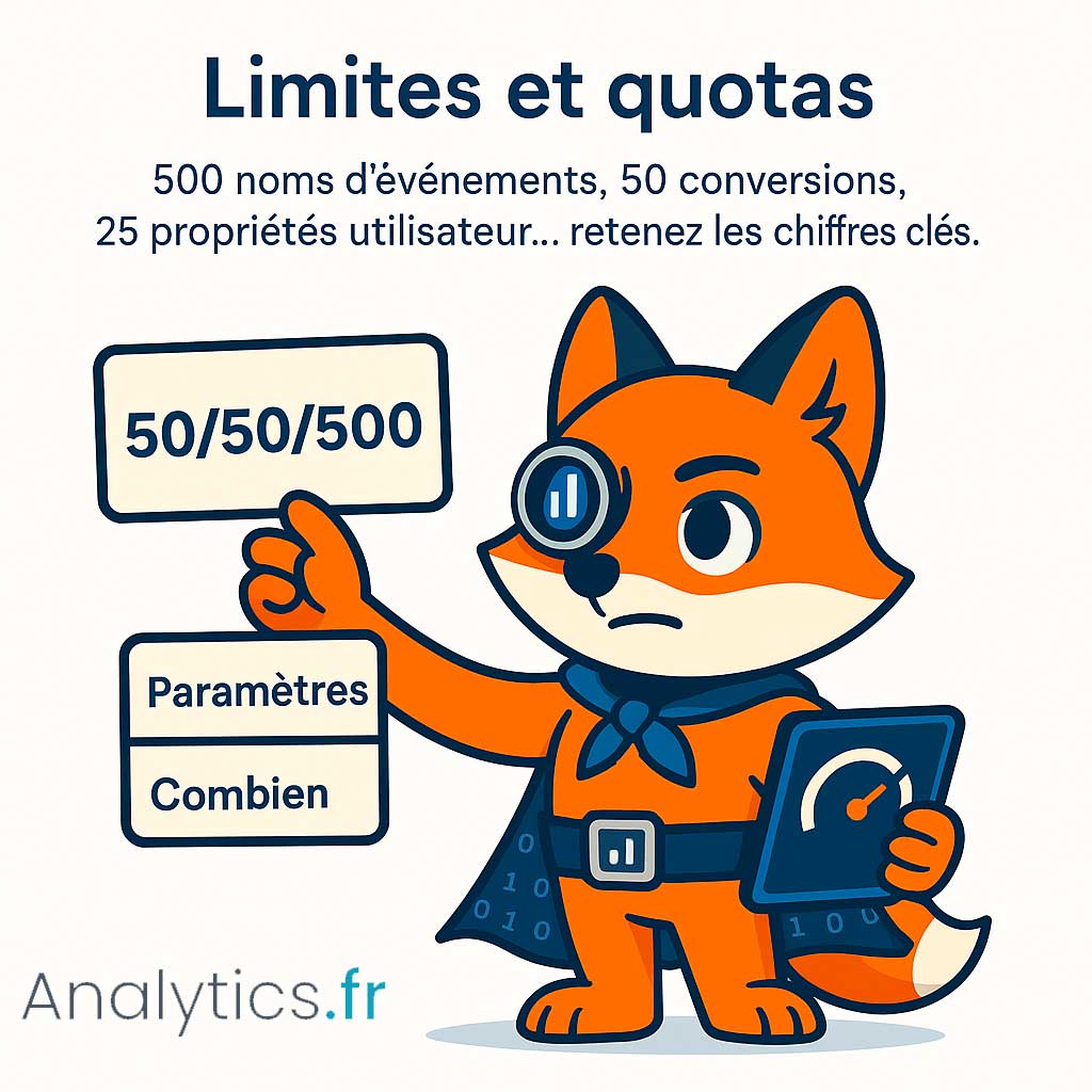 limites quotas ga4 google analytics