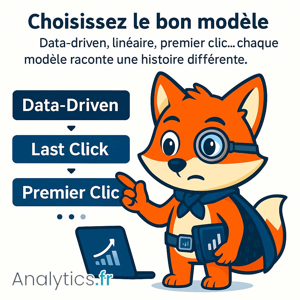 Modèles d’attribution disponibles dans GA4 google analytics