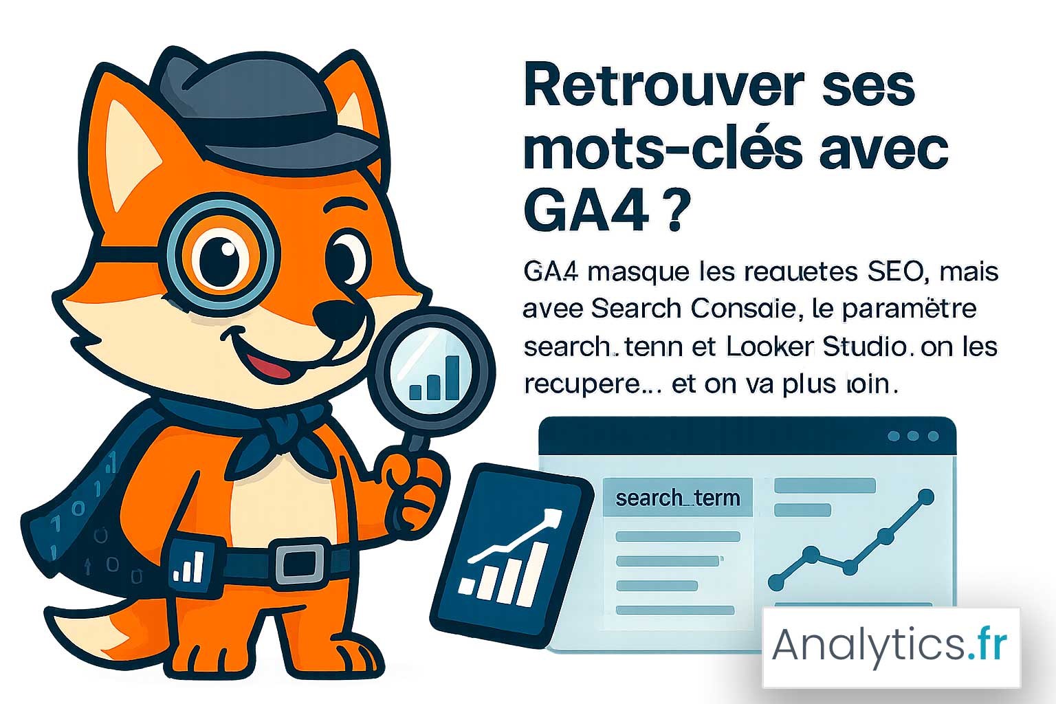 Suivre ses mots-clés dans GA4 google analytics 4