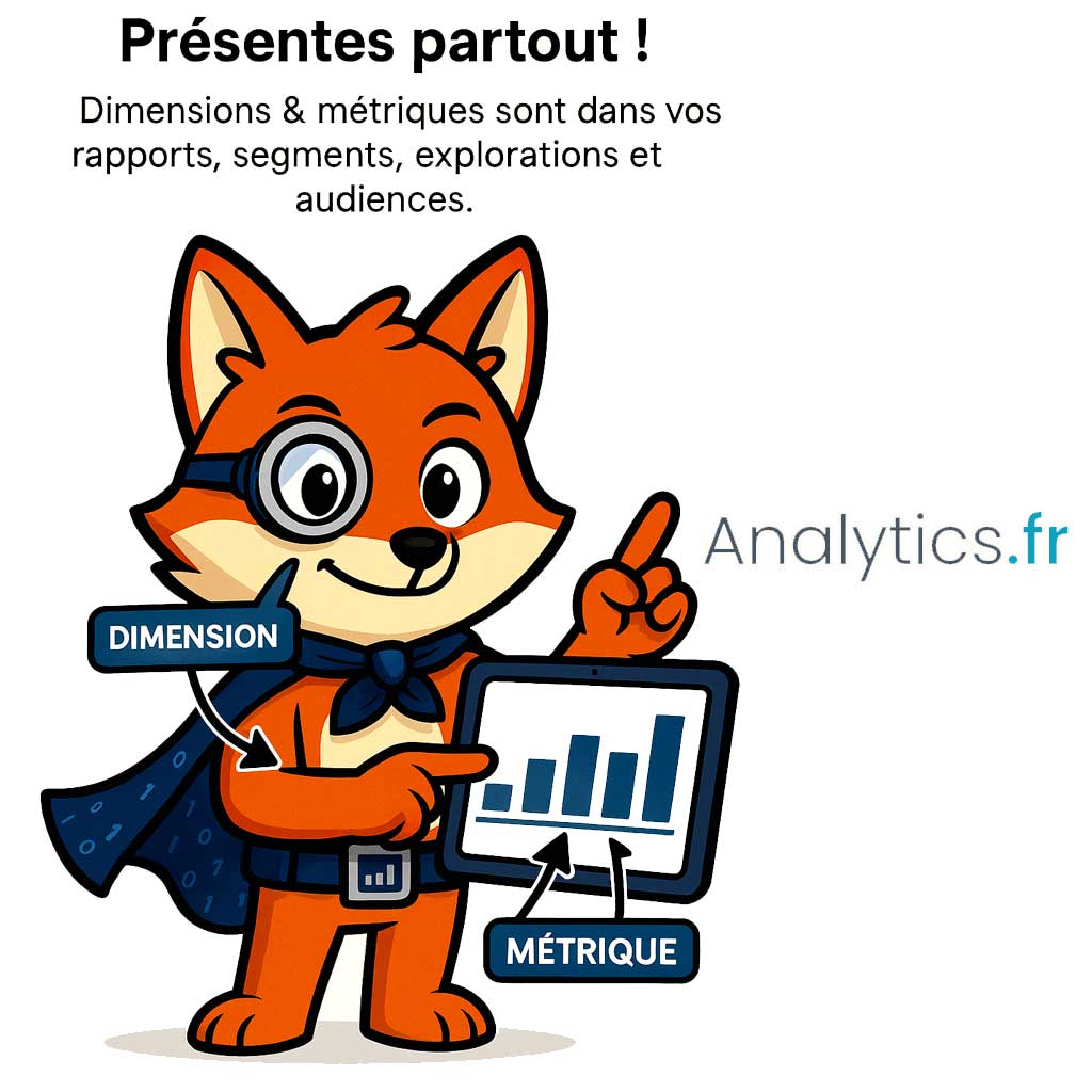 partout google analytics dimensions metriques