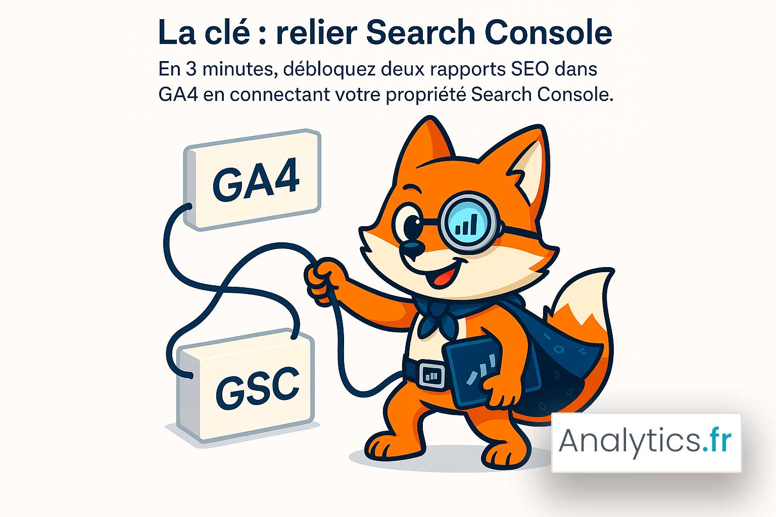 relier ga4 google analytics et search console