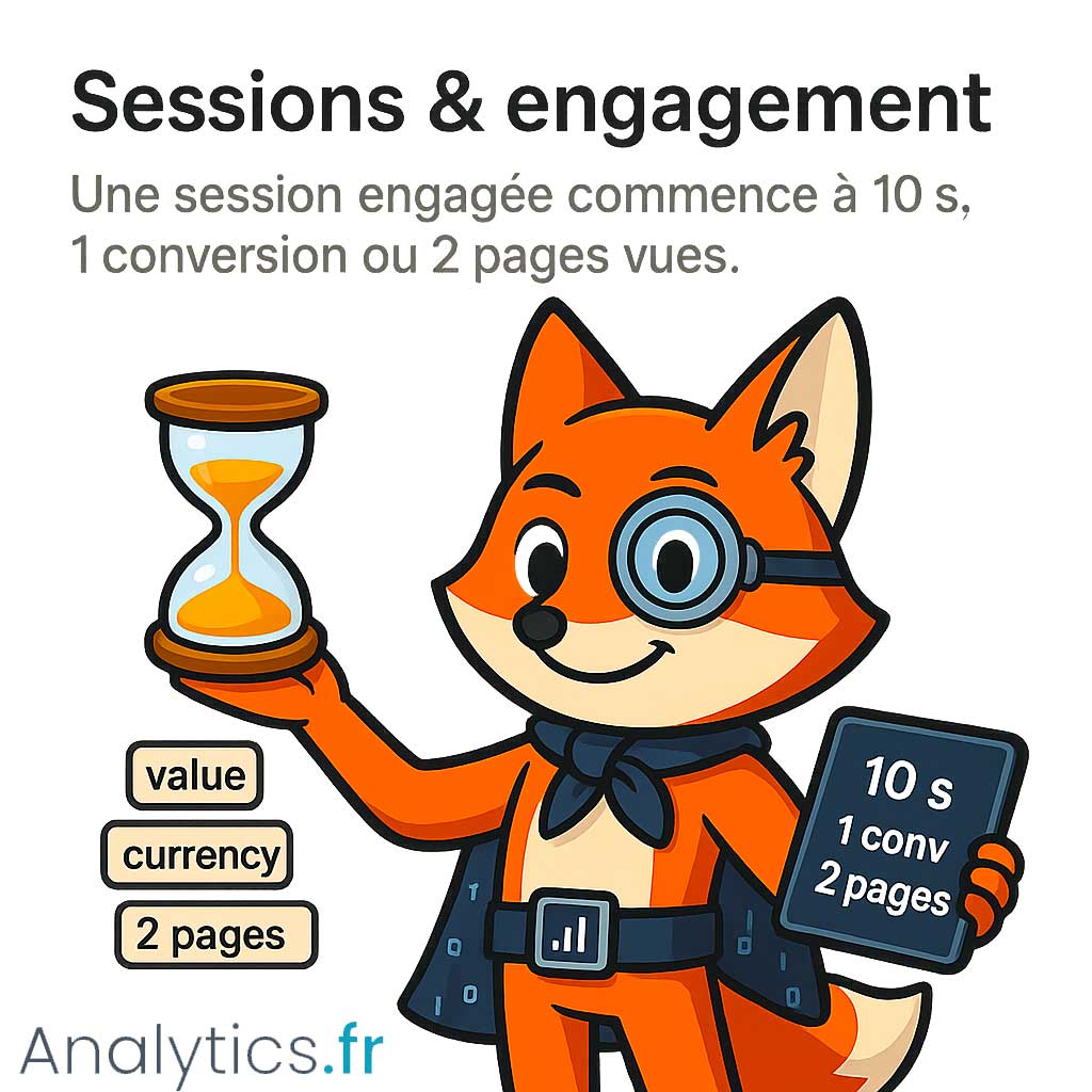 Sessions & engagement ga4