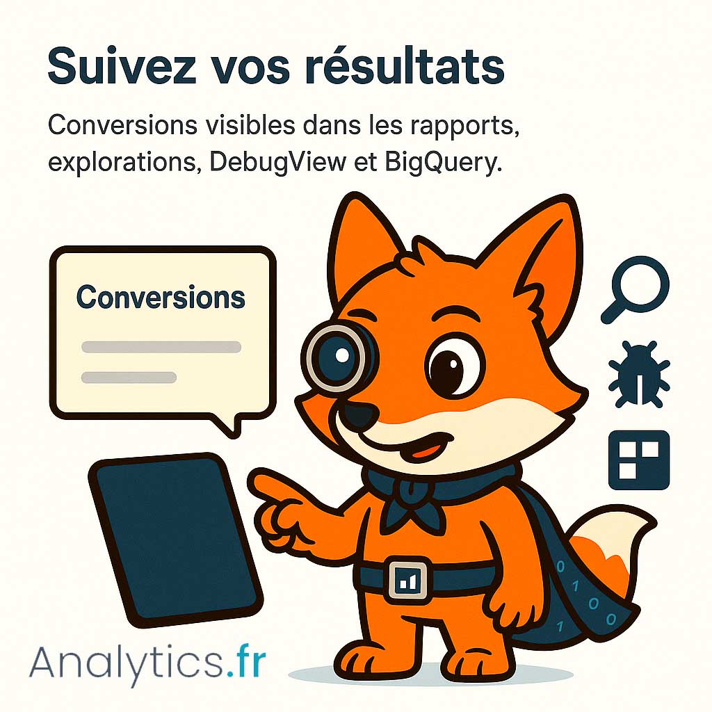 trouver conversions ga4 google analytics